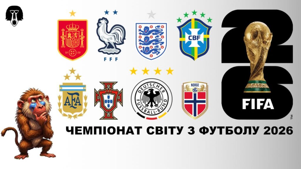 Збірні, що мають найбільше шансів виграти ЧС 2026 з футболу ЧС 2026 прогноз на ключових фаворитів