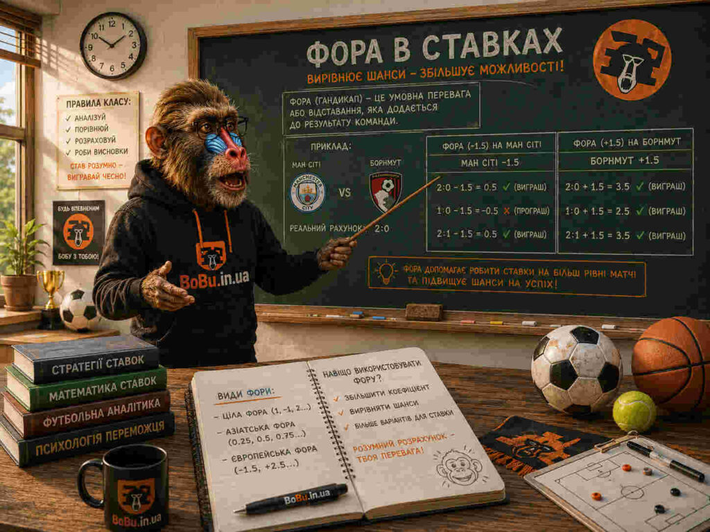 Використовуйте фору для поліпшення коефіцієнтів Фора ставки на спорт