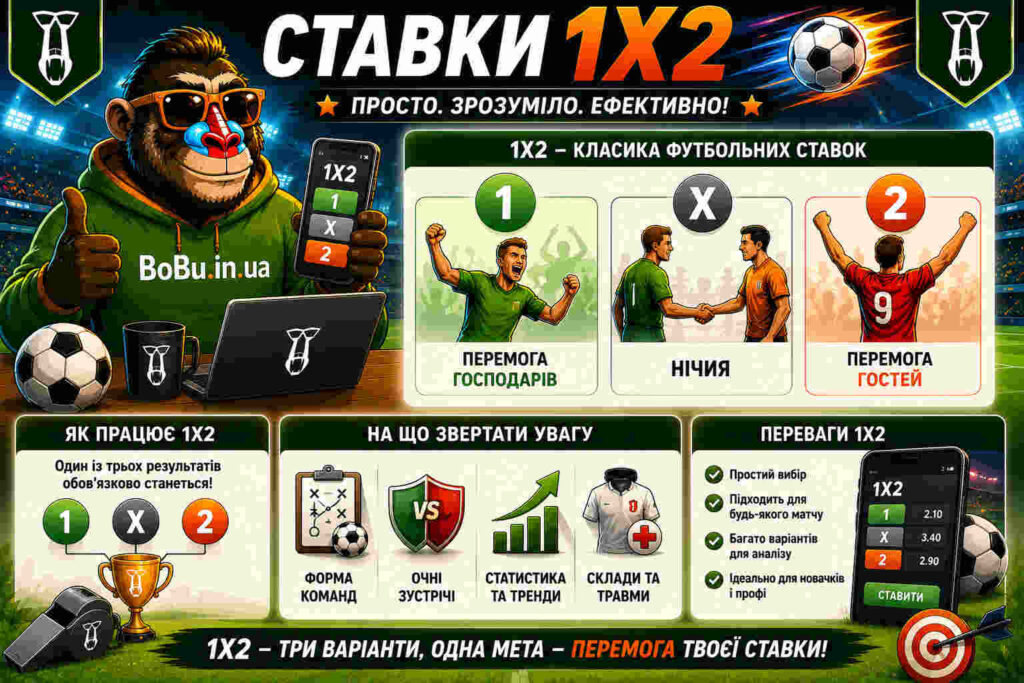 1Х2 ставки - шлях до розуміння спорту