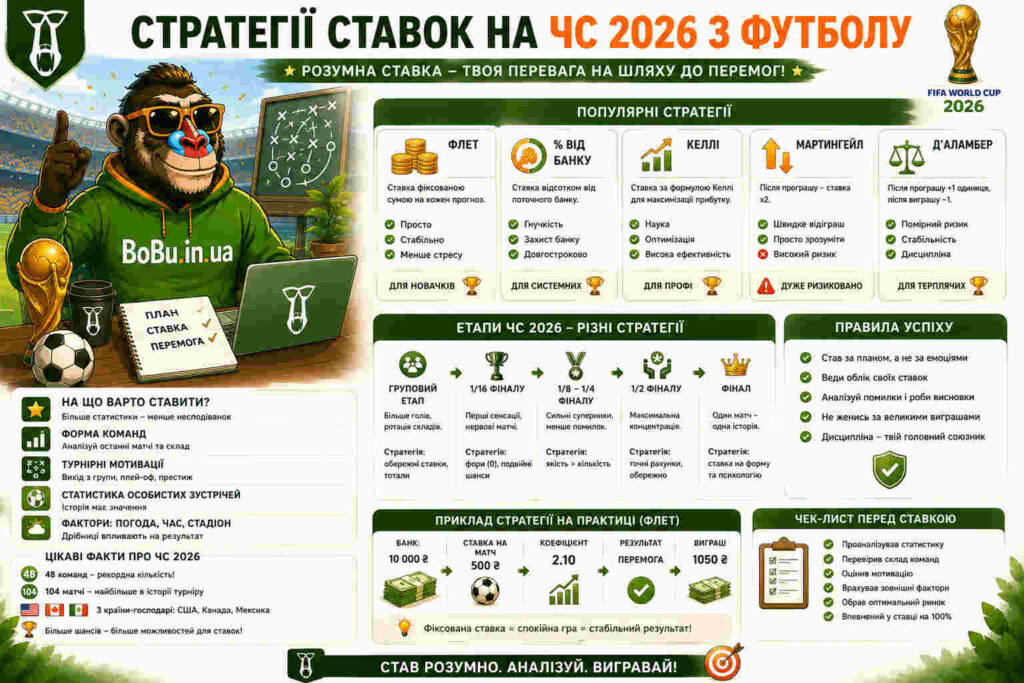 Ставки на ЧС 2026 за чіткими стратегіями